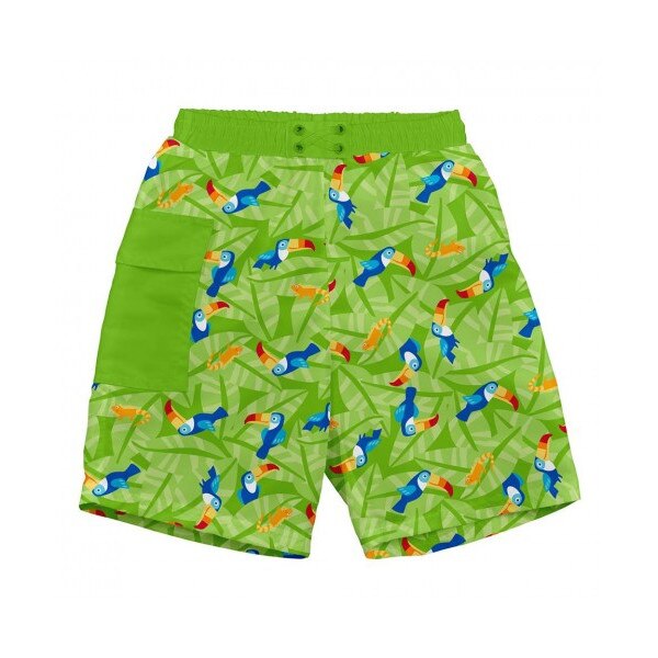 Pantaloni cu filtru UV si slip inclus Ultimate iPlay - Lime Toucan, 12 luni