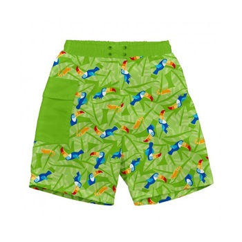 Pantaloni cu filtru UV si slip inclus Ultimate iPlay - Lime Toucan, 12 luni Pantaloni cu filtru UV si slip inclus Ultimate iPlay - Lime Toucan, 12 luni