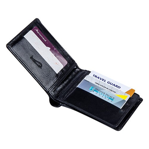 Portofel Piele Naturala Barbati Oldtime Negru