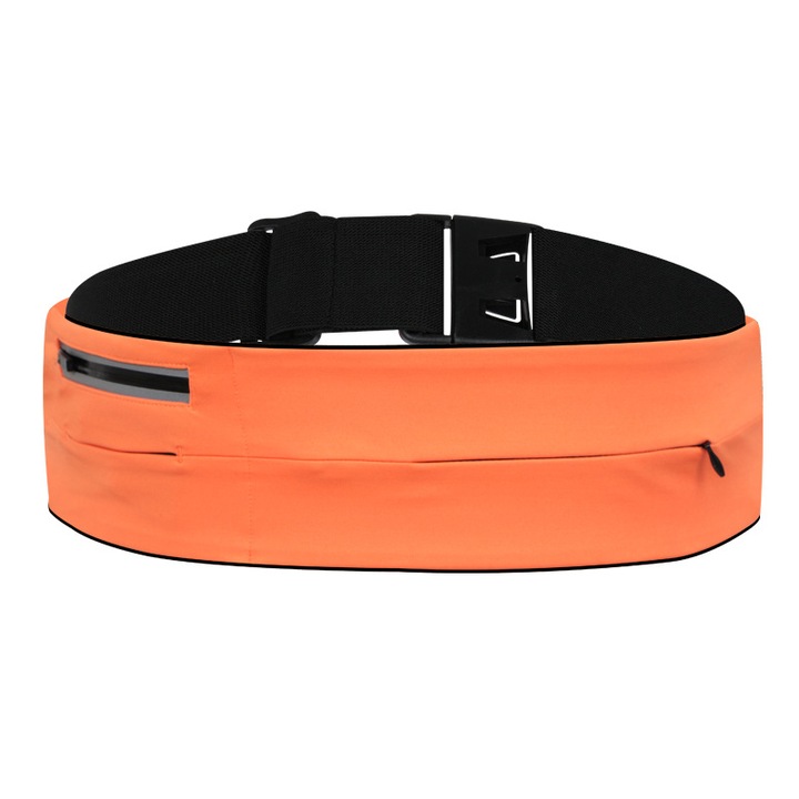 Sporttáska, nagy kapacitású, méretei 4,90"x10,00", hordozható, állítható, narancssárga