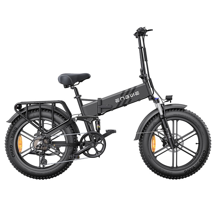Elektromos kerékpár, ENGWE Engine Pro 2.0, 750W, 52V, 16Ah, maximális autonómia 110 km, 2024-es verzió, 175*57*123 cm, fekete