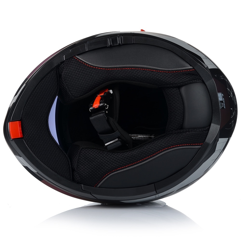 Casca Moto, LS2 FF908 Strobe II, Negru/roz, Protectie UV, Flip Up