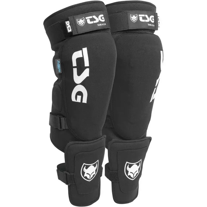 Genunchiere downhill/Protectie genunchi tibie TSG Kneeguard Task A 2.0 Negre (Marime: S)