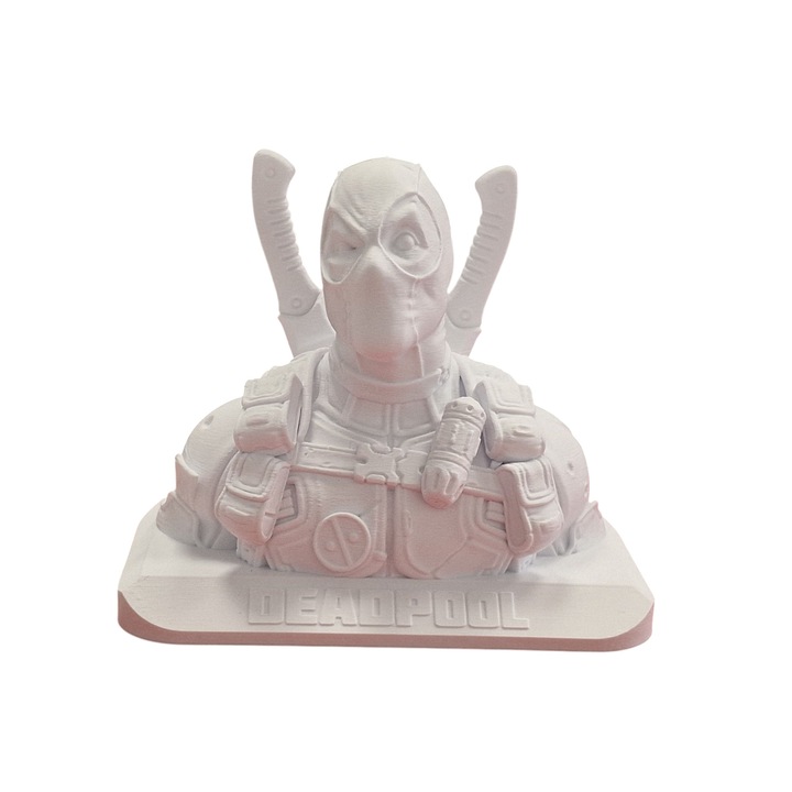 3D отпечатан бюст на Deadpool за рисуване
