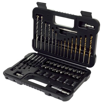 Set Mixt Biti si Burghie 50 Piese, A7188, Black & Decker,Burghie Zidarie,Metal,Lemn Set Mixt Biti si Burghie 50 Piese, A7188, Black & Decker,Burghie Zidarie,Metal,Lemn