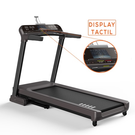 Banda Alergare Electrica TECHFIT Nova 3i, Tableta integrata, Greutate utilizator: 130 kg, Touchscreen, Conectivitate Internet, Difuzoare Hi-Fi, Usb, Mp3, Inclinatie: 15%