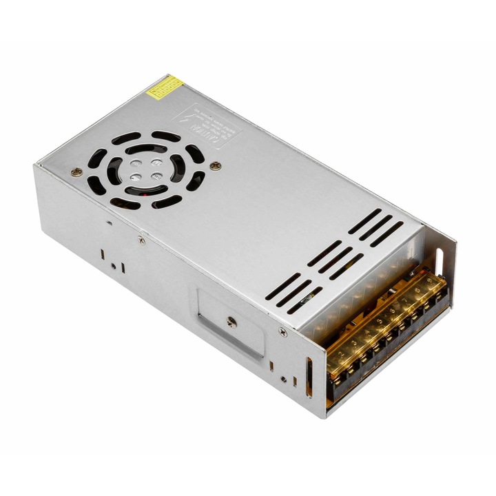 Transformator pentru LED 350W DC12V, IP20, metalic