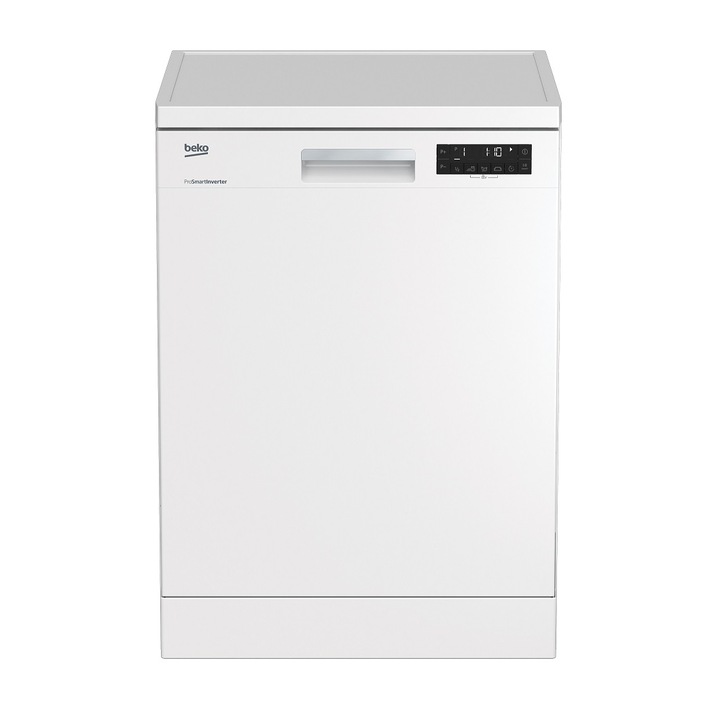 Beko DFN-26420 W Szabadonálló mosogatógép, 60cm, 14 terítékes, 6 program, LCD kijelző, A++ energiaosztály, Fehér
