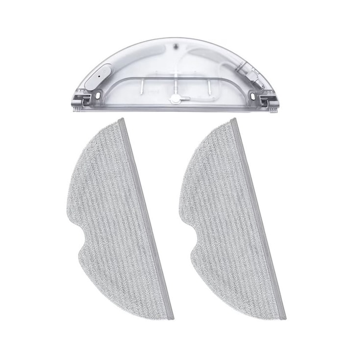 Set rezervor apa si 2 tampoane aspirare Ronyes, compatibile cu aspiratoare Xiaomi Robot Vacuum-Mop 1C, STYTJ01ZHM, SKV4093GL