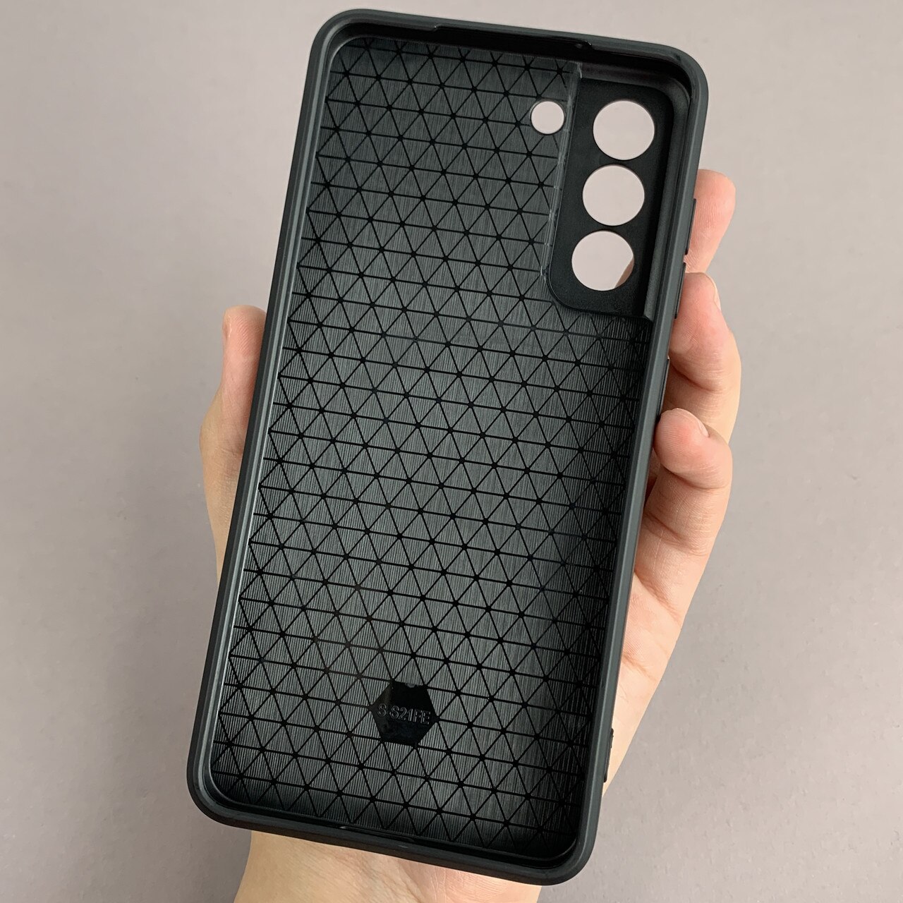 Husa telefon Mat-Tech compatibila cu Samsung Galaxy S21 FE 5G, Protectie Camera, Inel, Magnet, Anti-Shock, Rugged Protection, Negru