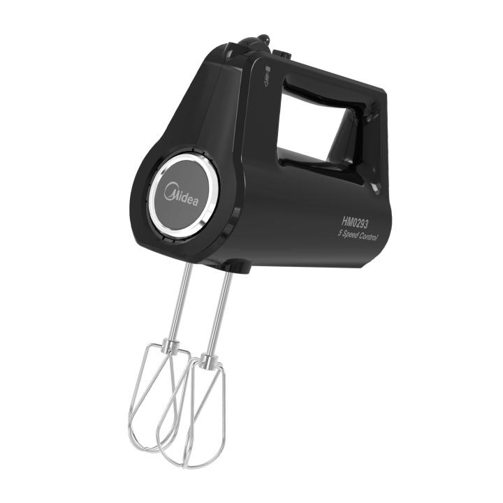 Ръчен миксер Midea HM0293N, 5 скорости + турбо, 400 W, черен