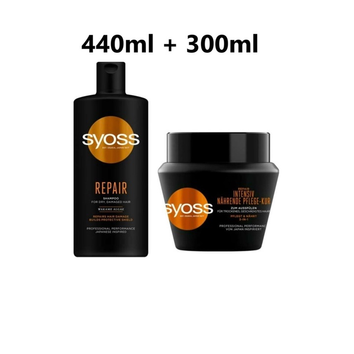 Syoss Repair set шампоан 440мл + балсам 300мл