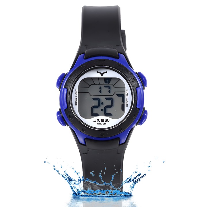 Детски дигитален часовник Enforose, многофункционален, водоустойчив, многоцветен, 16.5x14.5x14.5см