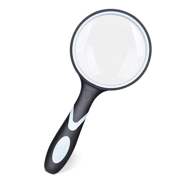 Lupa Enforose 10X, 7.5cm, lentila rezistenta la zgarieturi, maner antiderapant, usoara