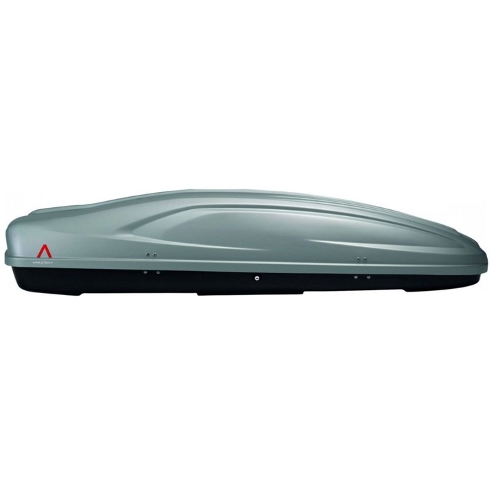 Кутия за багажник G3 Absolute 480 Glossy grey, 193x74x37cm, 390L