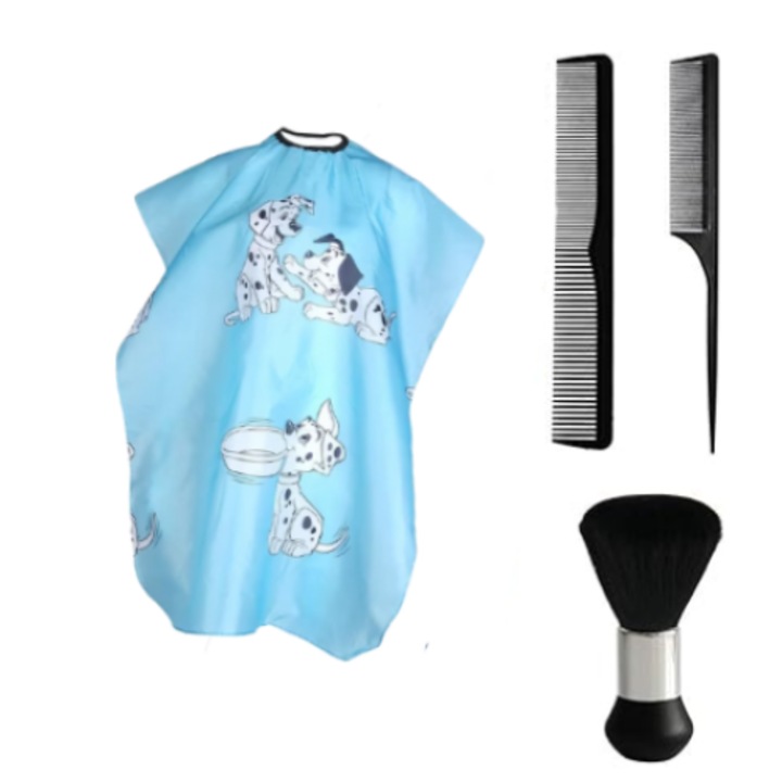Set accesorii de tuns copii, Profesionale, 4 Piese, Multicolor