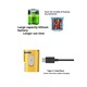 Set de 2 walkie talkie pentru copii, VPUINEFE, 8 canale, cu lanterna LCD retroiluminata, raza de 3 mile, functie Vox, excelent pentru exterior, camping, drumetii, verde/albastru