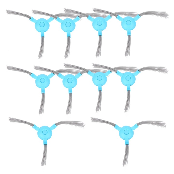 Странична четка 10 бр за прахосмукачка робот Conga 1290, ABS, 68g