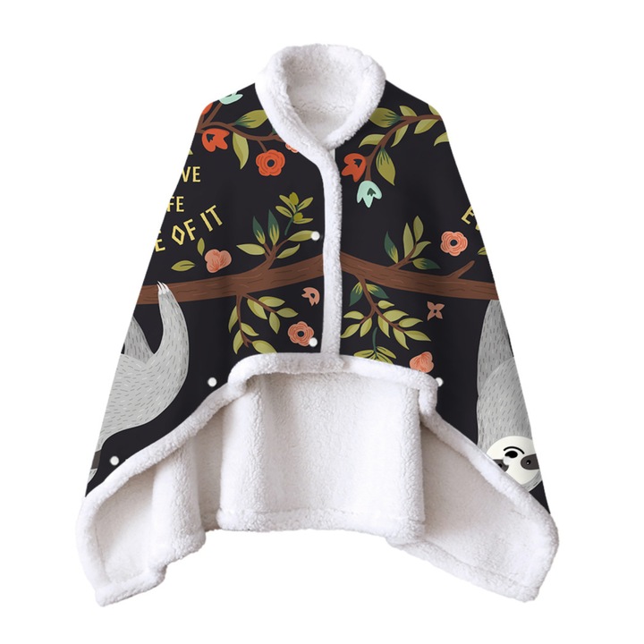 Покривало за легло Enforose, многоцветно, 150x120см, дизайн с ленивец