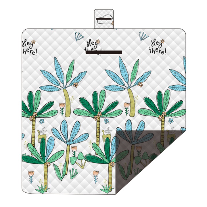 Постелка за пикник Enforose, водоустойчива, 200x200cm, многоцветна, за 4-8 души, сгъваема, лесна за почистване