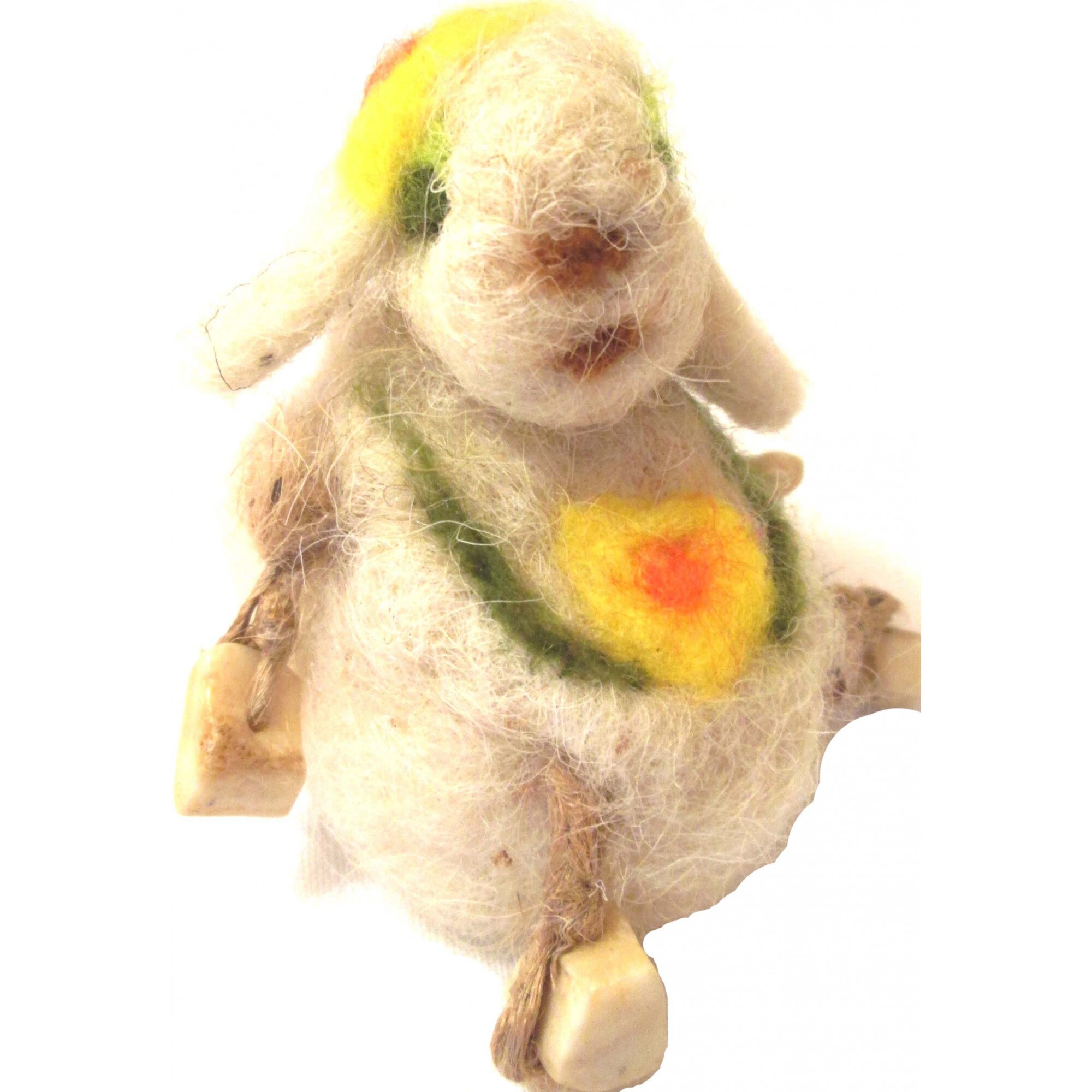 Jucarie figurina handmade din lana