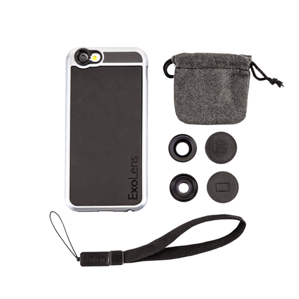 Kit Lentile Smartphone 2-in-1 Wide/Macro 13X si carcasa pentru IPhone 6/6s