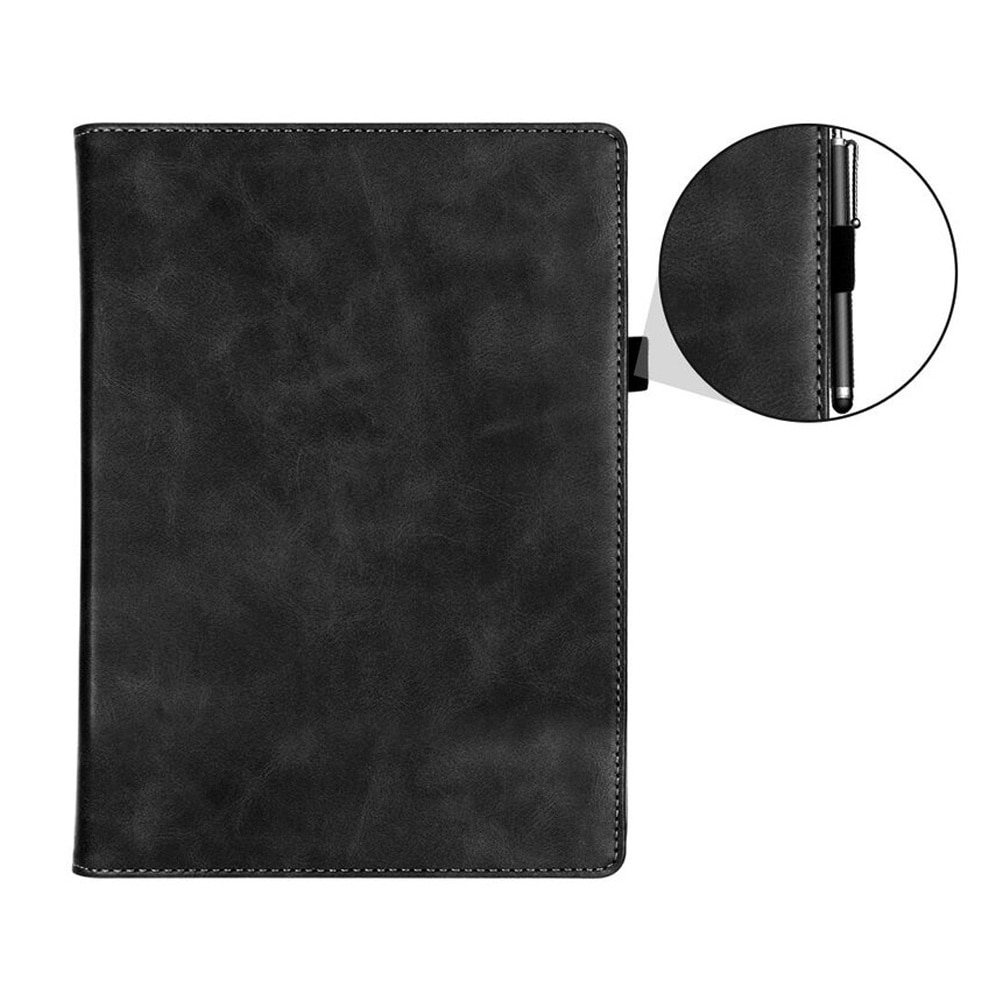 Husa Rotativa Tableta pentru Amazon Kindle Paperwhite 5, OPTIM SOLUTION, Stand Portret si Landscape, Inchidere Sigura, Design 360°, Fibra Moale, Functie Standby, Ideala pentru Citit, Stand, Suport pentru Mana, Smart Design, Negru