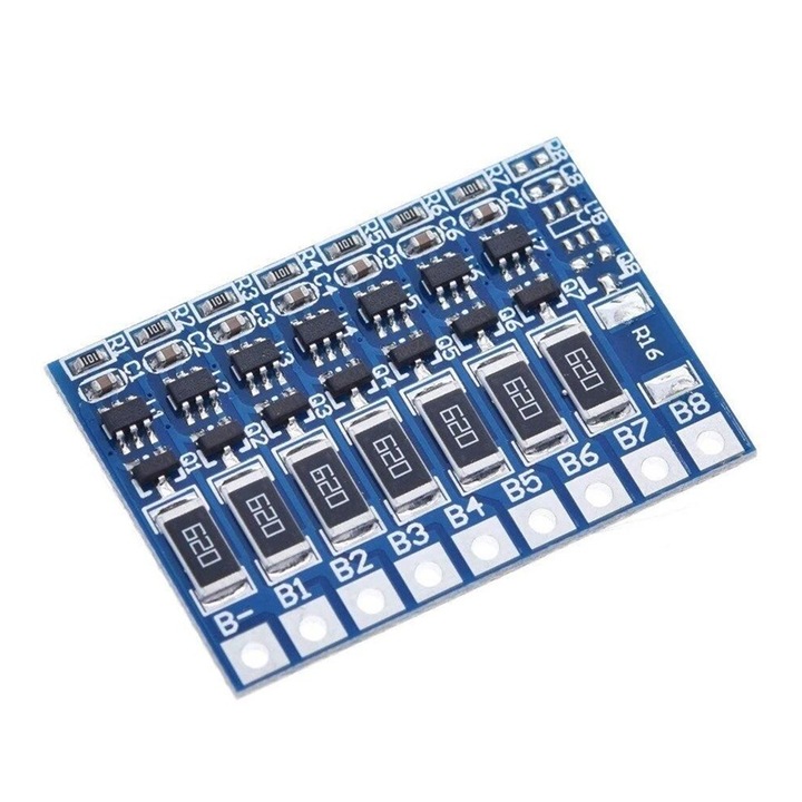 Modul de egalizare pentru incarcare baterie Li-ion, BMS 7S, 66mA