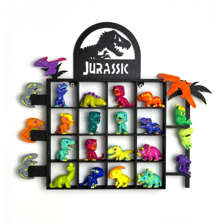 Funko Pop Jurassic World Kinder Joy állvány, műanyag, fekete, 24 db