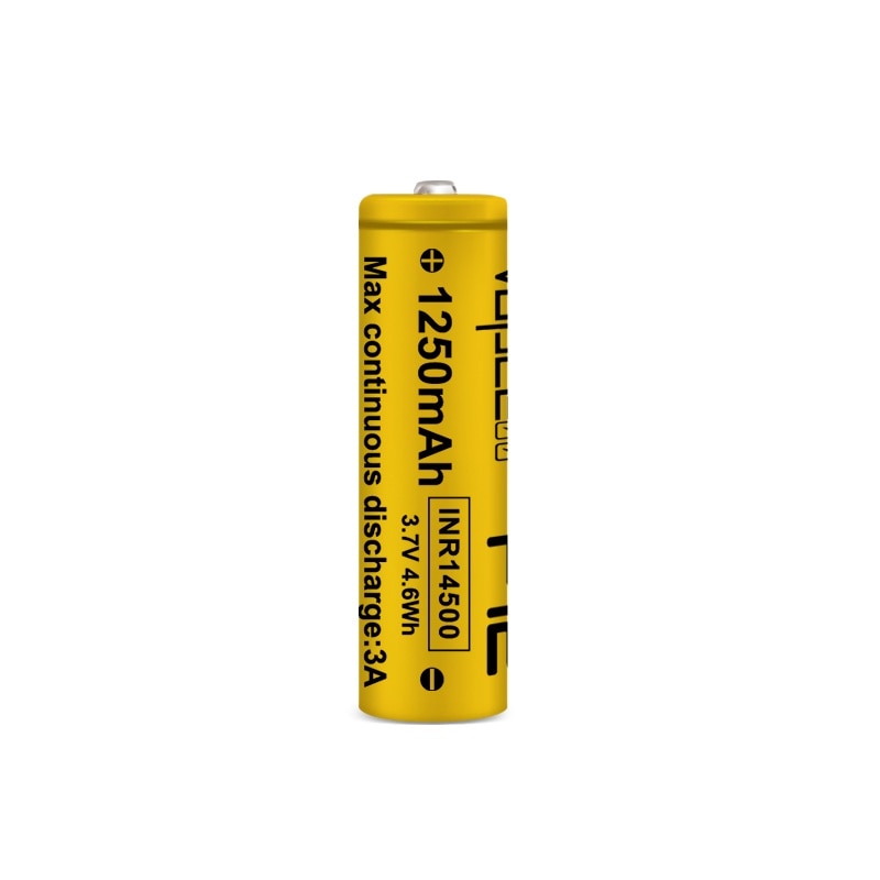 Baterie Vapcell 14500 F12 1250mAh 3A cu plus convex - eMAG.ro