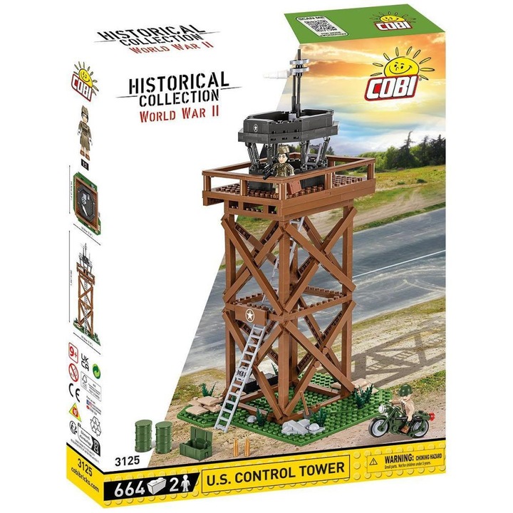 Set de Construit U.S. Control Tower, 664 piese