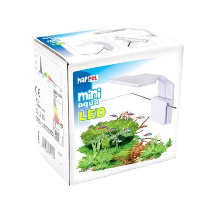 Lampa iluminare acvariu Happet Aqualed Mini White 6W
