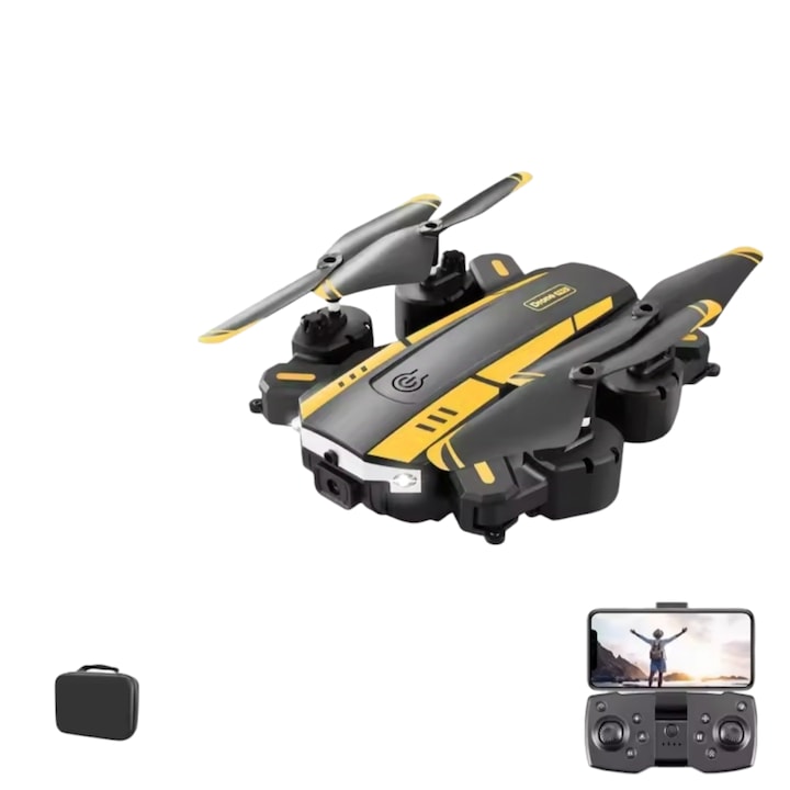 Drona profesionala T6, 8K, HD, gps, fotografie aeriana, cu functie de evitare obstacole, quadcopter, 1km
