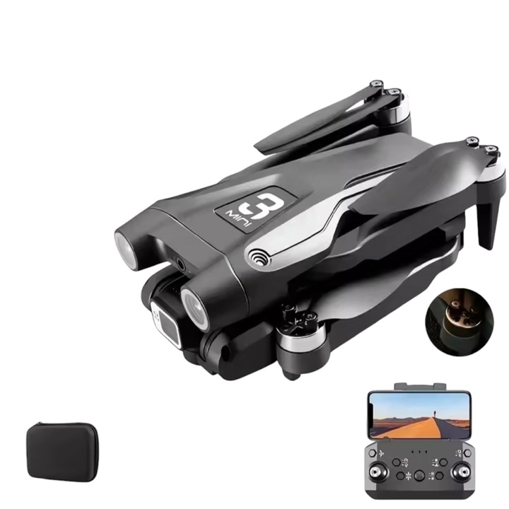 Професионален дрон Z908, pro max, GPS, 8K, HD, двойна камера, квадрокоптер, функция за избягване на препятствия, 10000m