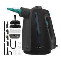 Aparat de curatat cu abur Cecotec Hydrosteam 1300 Rapid Max 00644, presiune maxima 3 bari, 16 accesorii, putere 1350W, debit de abur 32g/min, negru