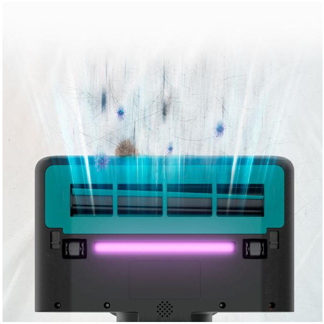 Aspirator UV de pat antiacarieni Cecotec Conga Rockstar 4000 A01_EU01_100071, 400W, 13000Pa, aer cald, depozit dublu, gri/negru