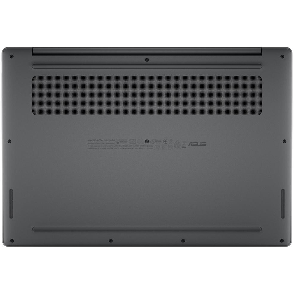Laptop ASUS Zenbook A14 UX3407RA cu procesor Snapdragon® X Elite X1E 78 100 pana la 3.4GHz, 14''. WUXGA, OLED, 32GB LPDDR5X RAM, 1TB SSD, Qualcomm® Adreno™ GPU, Windows 11 Pro, Iceland Gray