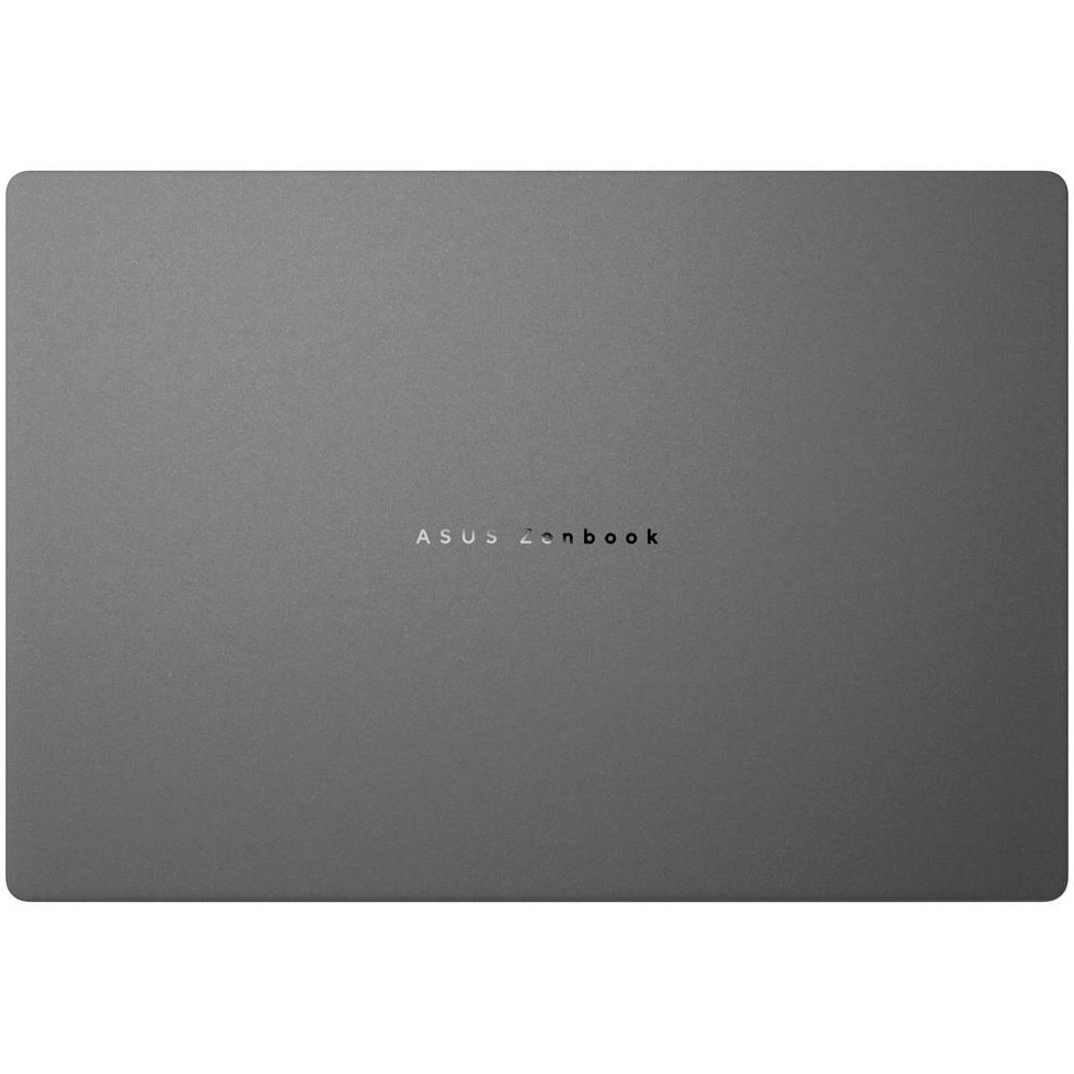 Laptop ASUS Zenbook A14 UX3407RA cu procesor Snapdragon® X Elite X1E 78 100 pana la 3.4GHz, 14''. WUXGA, OLED, 32GB LPDDR5X RAM, 1TB SSD, Qualcomm® Adreno™ GPU, Windows 11 Pro, Iceland Gray
