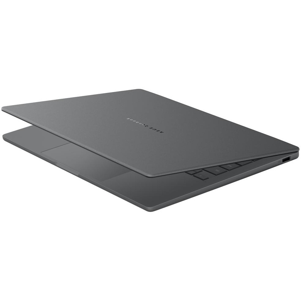 Laptop ASUS Zenbook A14 UX3407RA cu procesor Snapdragon® X Elite X1E 78 100 pana la 3.4GHz, 14''. WUXGA, OLED, 32GB LPDDR5X RAM, 1TB SSD, Qualcomm® Adreno™ GPU, Windows 11 Pro, Iceland Gray