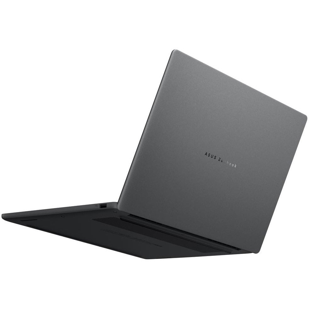 Laptop ASUS Zenbook A14 UX3407RA cu procesor Snapdragon® X Elite X1E 78 100 pana la 3.4GHz, 14''. WUXGA, OLED, 32GB LPDDR5X RAM, 1TB SSD, Qualcomm® Adreno™ GPU, Windows 11 Pro, Iceland Gray