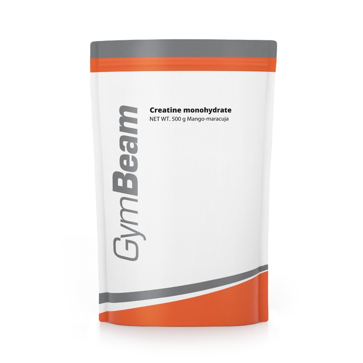 Creatina Monohidrata 100%, GymBeam, 500 g, mango-maracuja