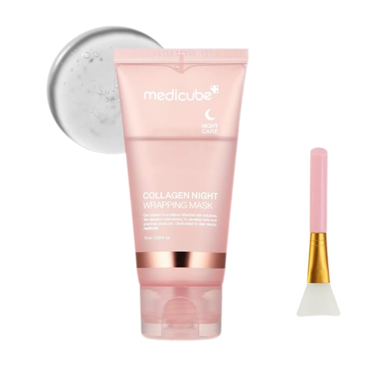 Маска за лице, Medicube, Collagen Overnight Wrap, 75 мл, хидратираща, за всеки тип кожа