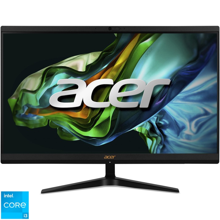 Настолен компютър All in One Acer Aspire C27-1800, Intel® Core™ i3-1305U, 27", Full HD, IPS, 16GB DDR4 RAM, 512GB SSD, Intel® UHD Graphics, No OS, Black