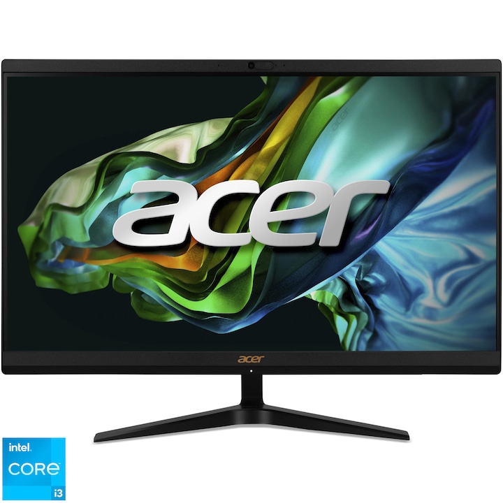 Настолен компютър All in One Acer Aspire C27-1800, Intel® Core™ i3-1305U, 27", Full HD, IPS, 16GB DDR4 RAM, 512GB SSD, Intel® UHD Graphics, No OS, Black