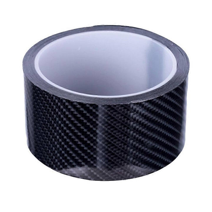 Banda Autoadeziva Protectie Carbon, eSimplu®, Ideala pentru Prag, Usa, Bara, Bord, Impermeabila, Rezistenta, 5cm x 5m