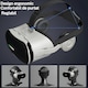 Ochelari VR 3D, VRPARK, Realitate Virtuala, Lentile Acril, Casti, Gamepad, Telefon 4.0-6.7 inch, 3D Filme, Jocuri, Reglabil, Universal