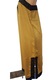 Rochie tip furou Sisters Point S, Mustar, cu crapatura bilateral