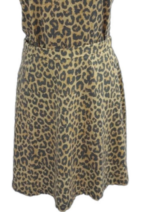 Fusta Sisters Point M, Animal Print, cu elastic in talie