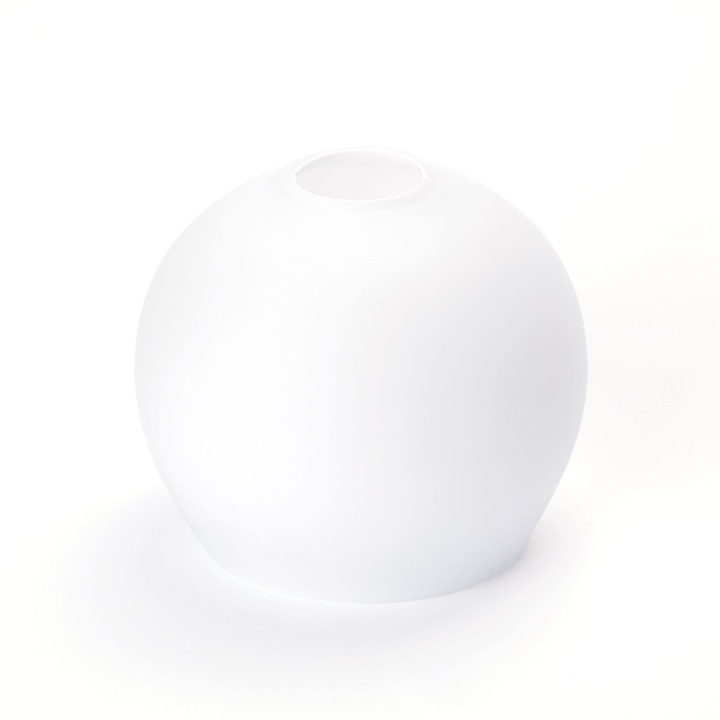 Abajur din Sticla Groasa Opal, Diametrul 110mm, Inaltime 65mm, Finisaj Opal-mat, Orificiu 30mm ORION