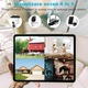 Camera de supraveghere interior IP GENBOLT® -Baby Monitor, 3MP, 2K, 3.6mm, Pan/Tilt, Utilizare Baby Monitor, F2.0, Microfon bidirectional, Night Vision cu infrarosu, Alarma sonora si luminoasa, detectie miscare, urmarire inteligenta, alba